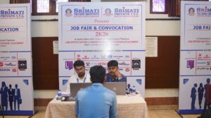 Grand job fair and convocation day were organized by Srimati Techno Institute and Srimati Private ITI.