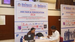 Grand job fair and convocation day were organized by Srimati Techno Institute and Srimati Private ITI.