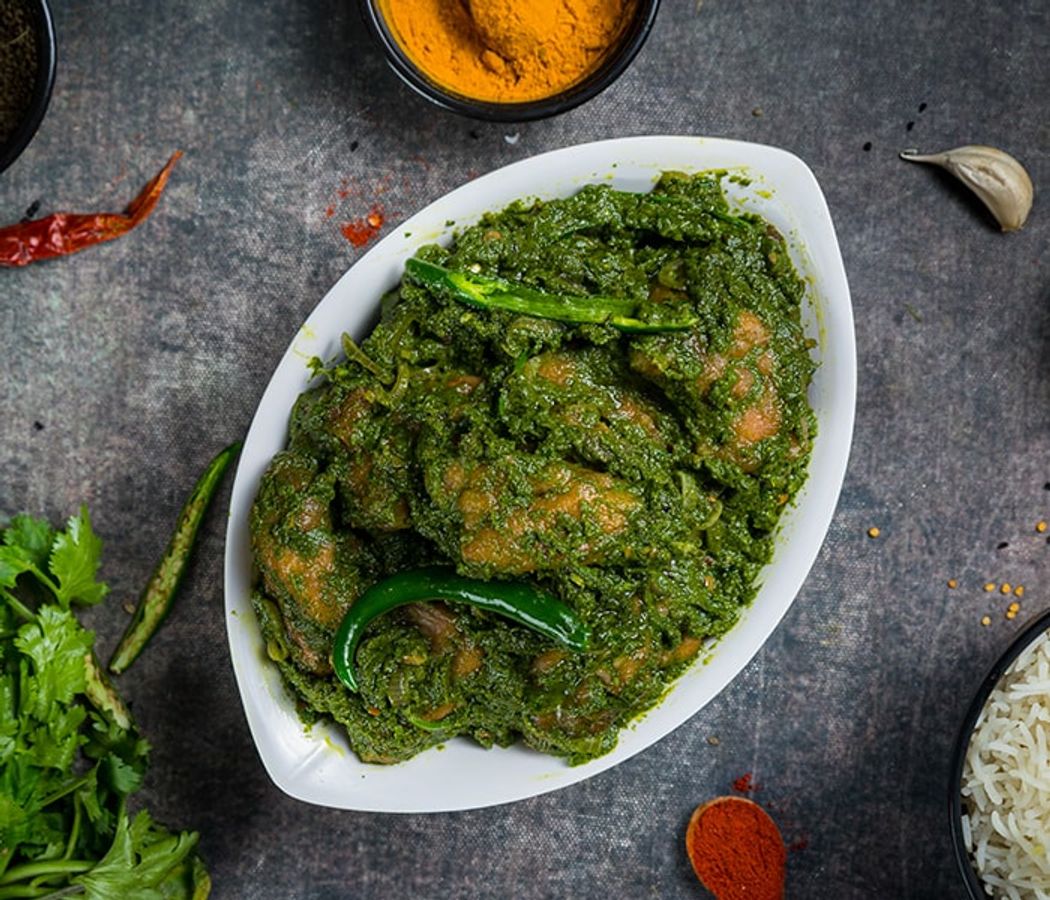 Spicy kachalonka dhonepata chicken recipe 