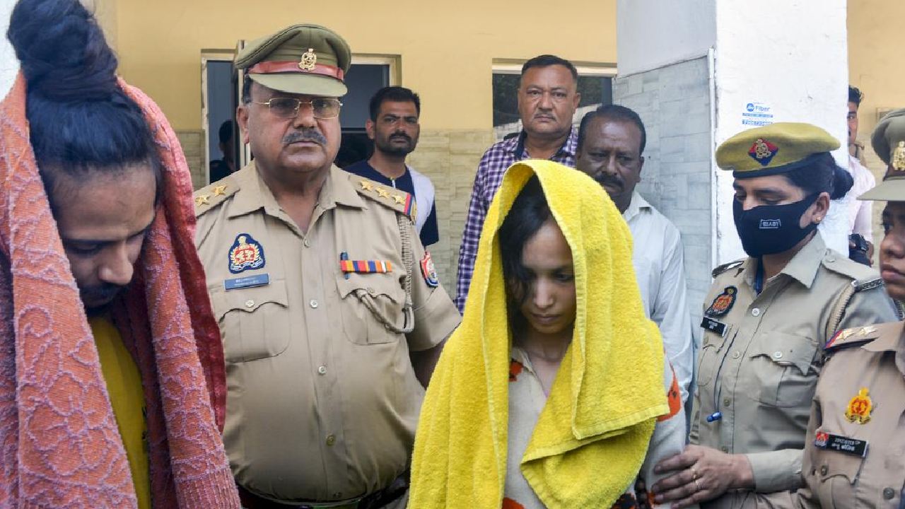 Court sentences Muskan and Sahil to death in the Meerut Blue Drum murder case.