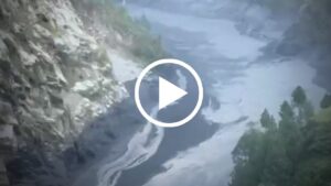 Nepal devastated by flash floods again; houses and bridges washed away.