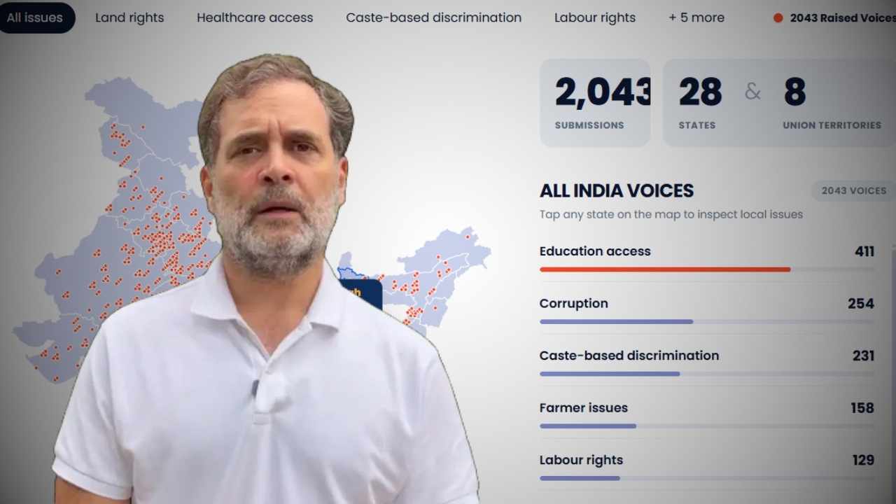 Rahul Ganhi launches Satyagraha App and Website for Anti BJP Movement information