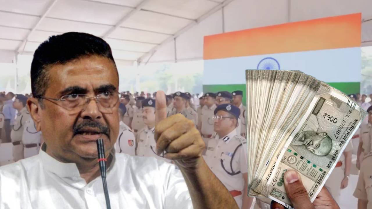 Suvendu Adhikari announced police personnel to receive Dearness Allowance and advance salary before Sasthi