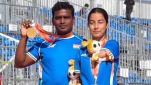 Toman Kumar sets a record by winning gold at the Asian Para Games.