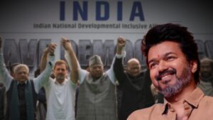 Thalapathy Vijay joins Indi Alliance protest against Gyanesh.