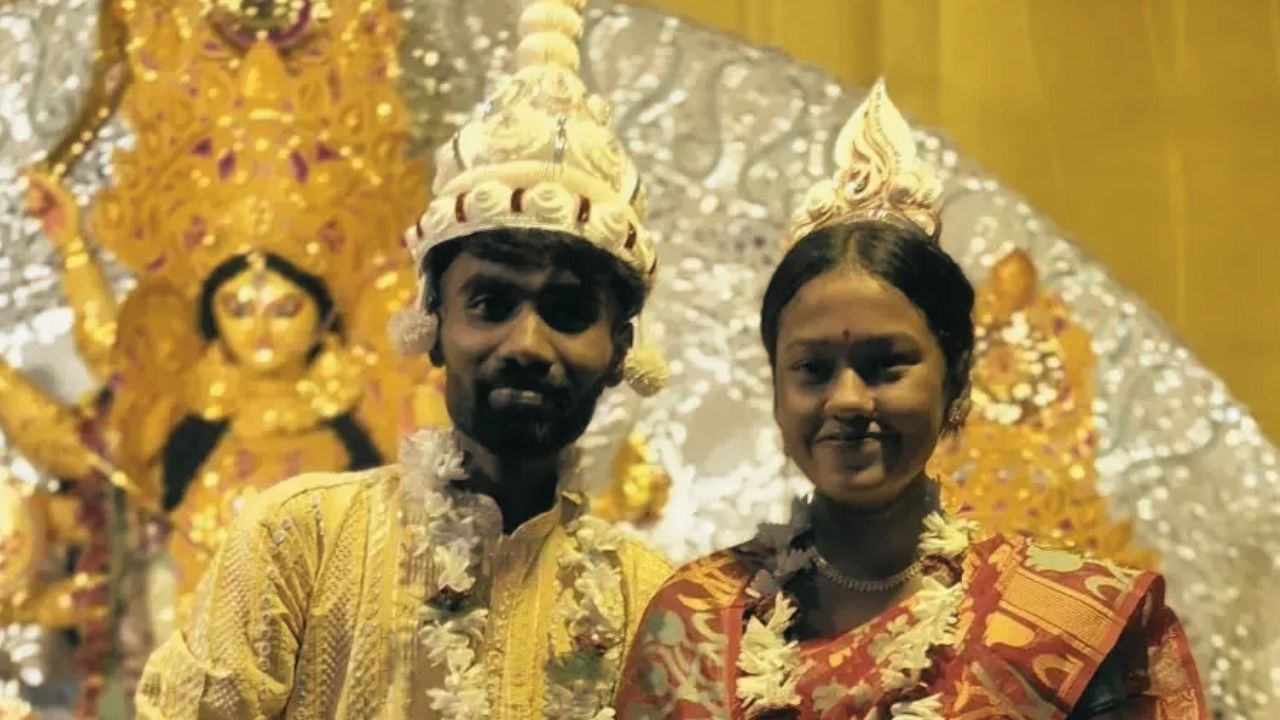 Barasat garlands at a Puja pandal: a cinematic turn for a romance in Ashokenagar
