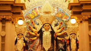 Barasat garlands at a Puja pandal: a cinematic turn for a romance in Ashokenagar