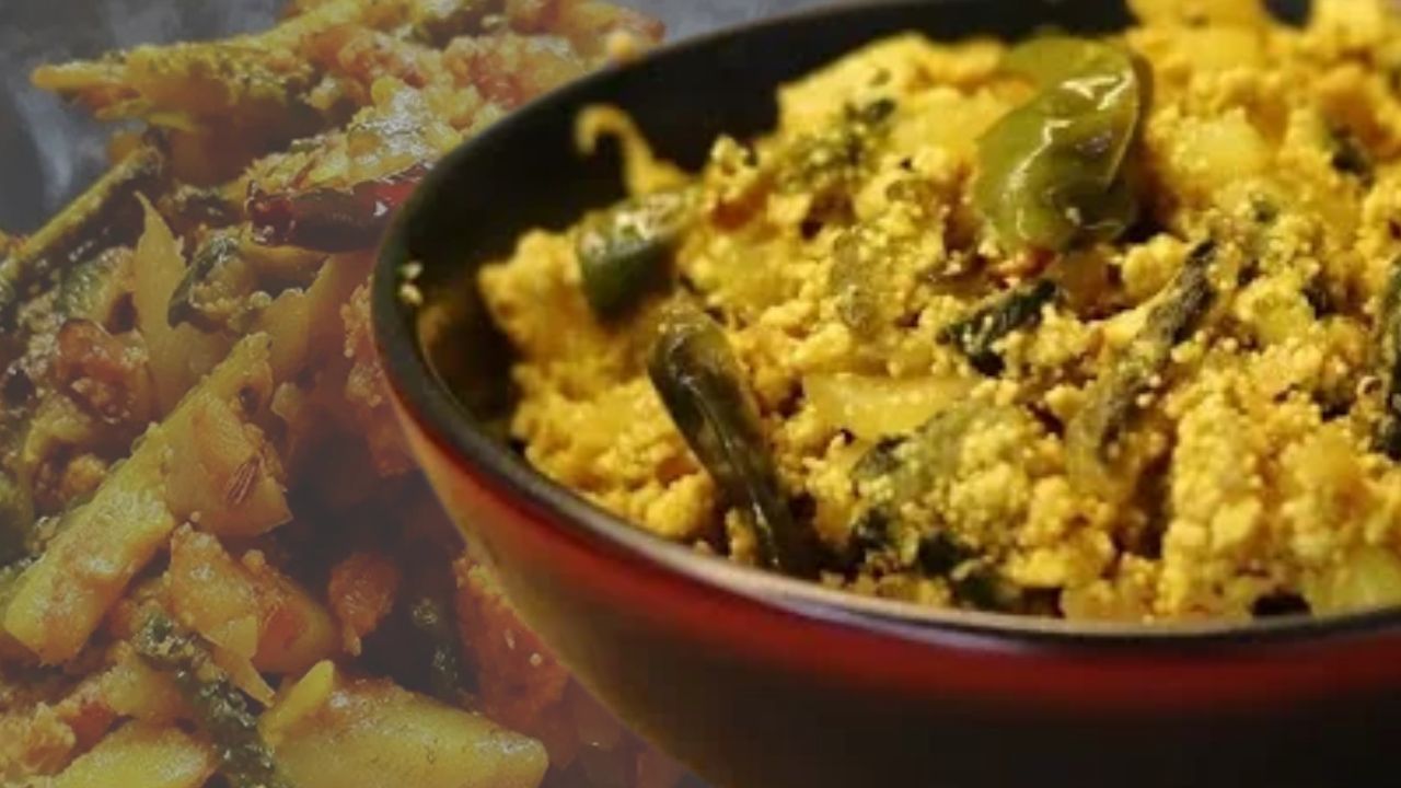 Recipe make a potato-egg stir-fry using just a few ingredients
