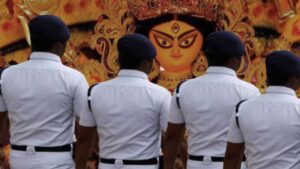Kolkata Police maintains strict security surveillance during Puja