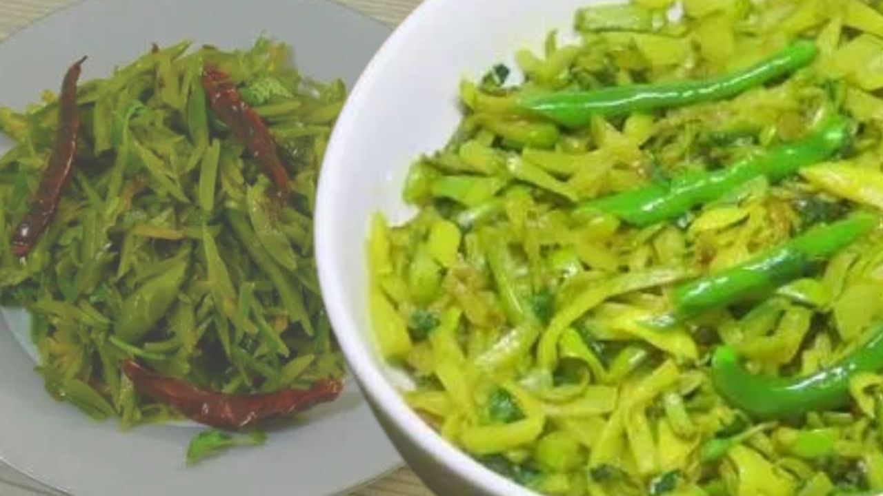 Recipe make bottle gourd peel fry with just a few ingredients