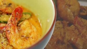 Recipe make Lemon Prawn Malaikari with just a few ingredients