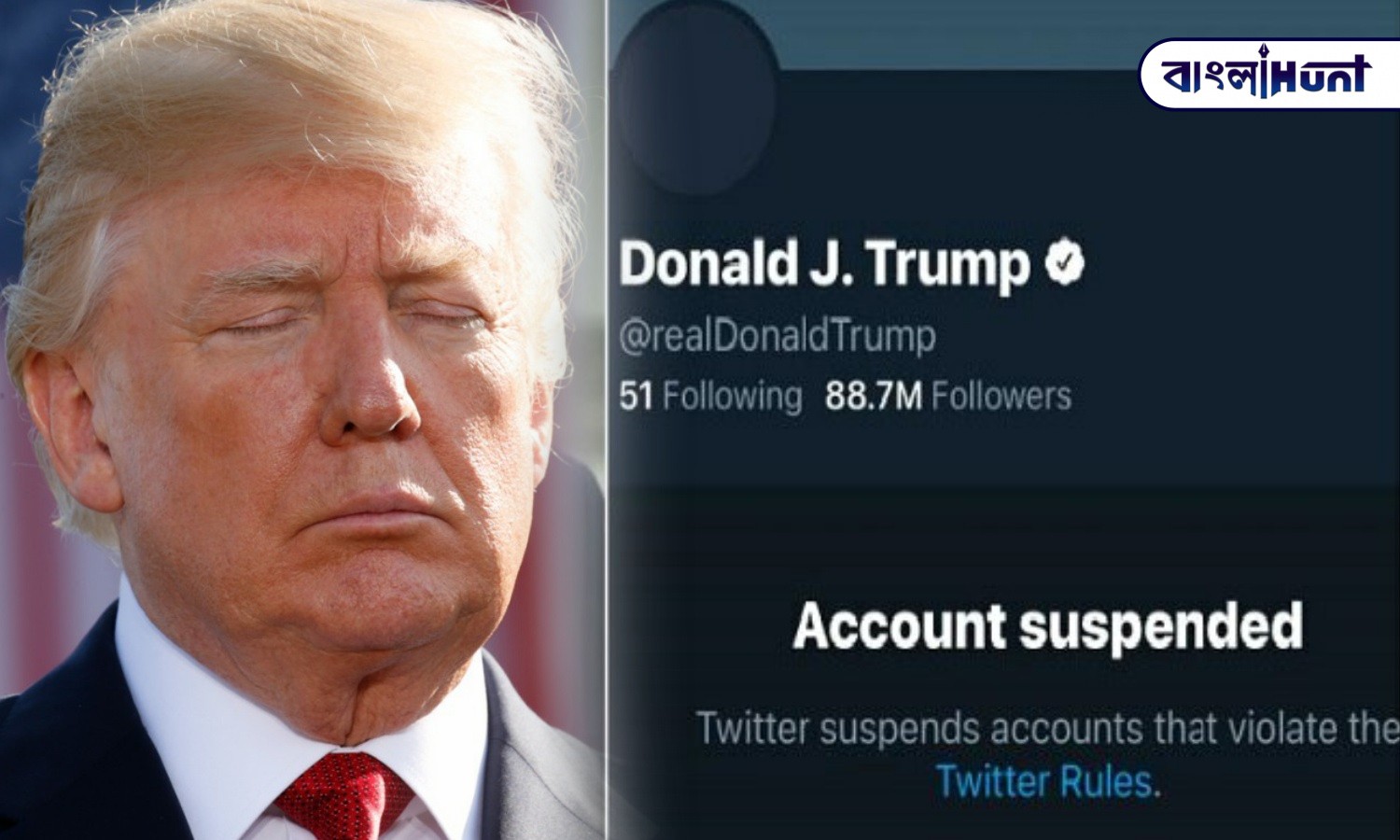 Donald Trump's Twitter account has been shut down by Twitter authorities