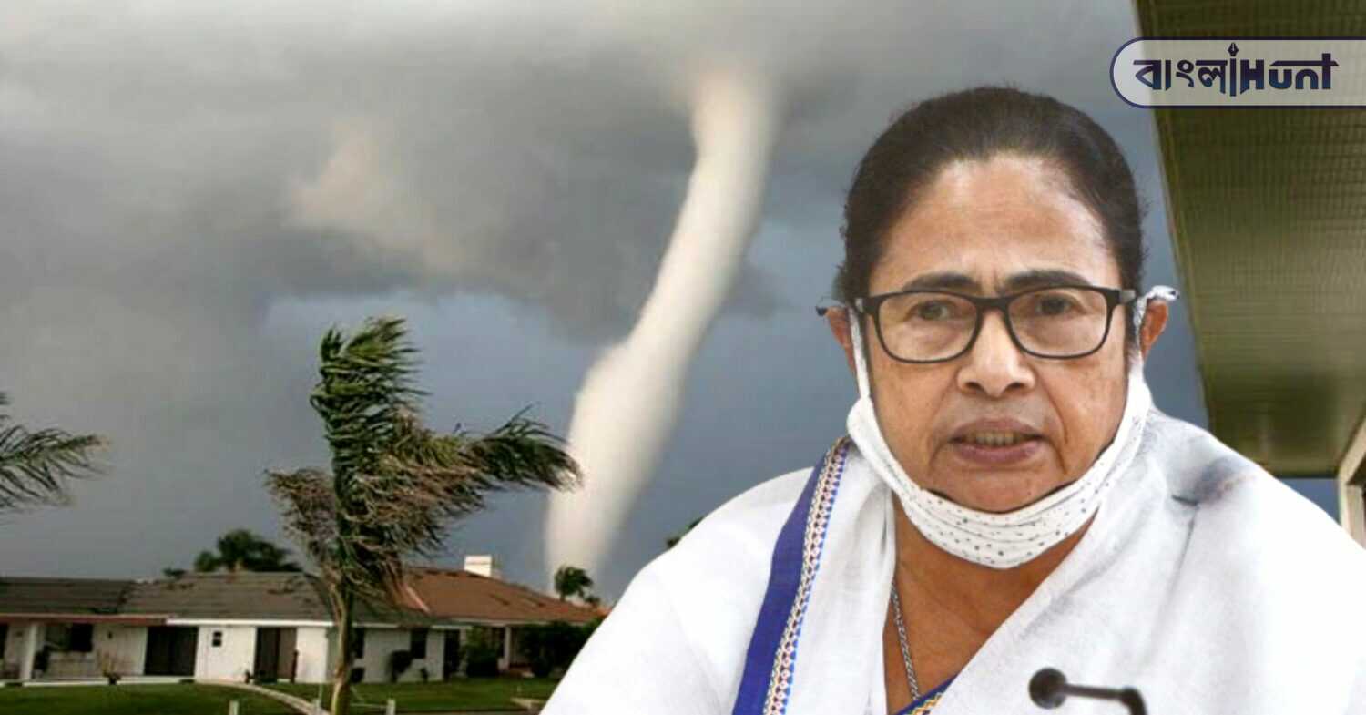 mamata banerjee advised to stay at home in case of a tornado in Kolkata