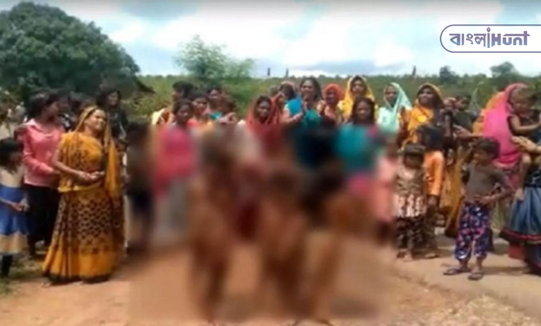 The villagers stripped the girls naked to please God for the rain in madhya pradesh